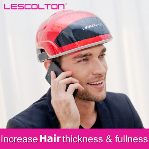 Men Hair growth Cap helmet Laser Hair Regrowth Laser Helmet Hair Loss Laser Treatment Hair Fast Growth Anti Hair Loss Device ► Photo 1/6