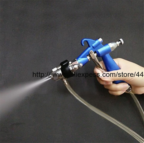 High Quality Double Nozzle Nanometer Spray Gun Air Brush HVLP Sprayer Paint Spray Tool Air Compressor Two-Component Nozzle ► Photo 1/6