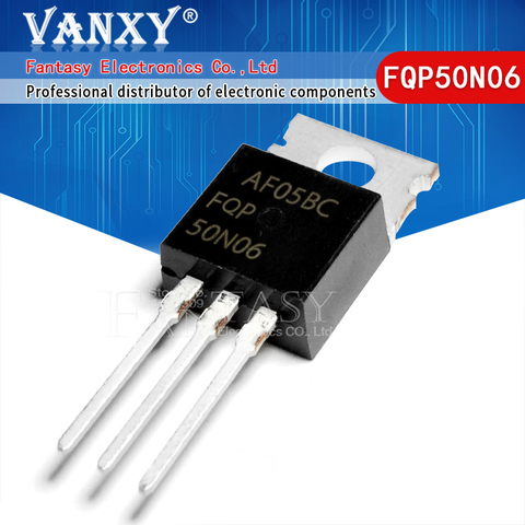 10PCS FQP50N06 TO220 50N06 TO-220 ► Photo 1/5