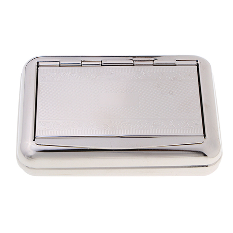 Silver  Tobacco Storage Case Moisturize Box for Fathers Day Gift ► Photo 1/6