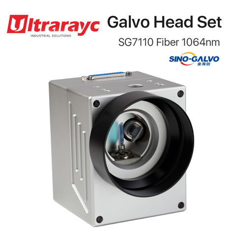 Cloudray 1064nm Fiber Laser Scanning Galvo Head SG7110 SG7110R With Red Pointer 0-100W Input Aperture 10mm for Fiber Marking ► Photo 1/6