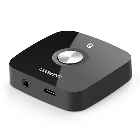 UGREEN Bluetooth receiver 5.0 turn audio speaker audio aux car 3.5mm mobile phone computer headset universal wired wirel ► Photo 1/4