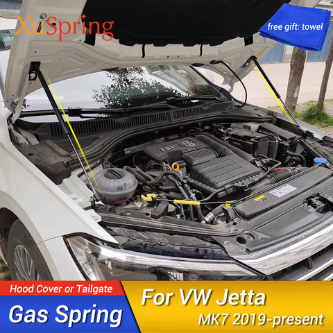 For VW Jetta 2022 mk7 A7 Car Hood Engine Cover Supporting Hydraulic Rod Strut Spring Shock Bars Bracket Styling Accessories ► Photo 1/1