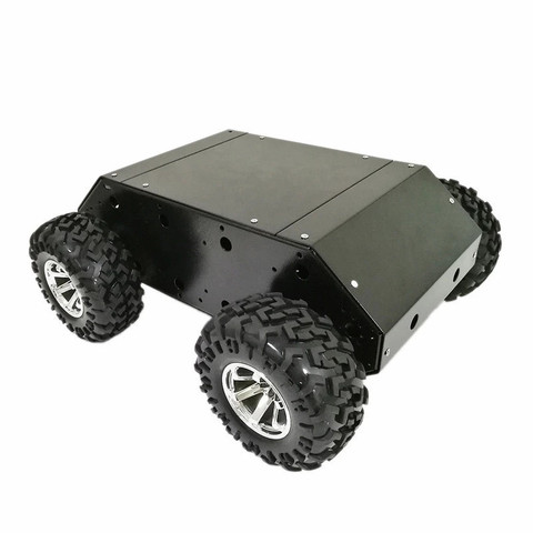 9KG Load Large Metal 4WD Smart Car Chassis Kit 4-Drive Robot Platform 4pcs High Torque Motor 130mm Wheel DIY Unassembled ► Photo 1/1