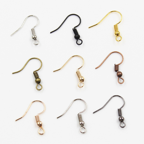 New Fashion 100pcs Earring Findings 20x17mm DIY Earrings Clasps Hooks Fittings DIY Jewelry Making Accessories Iron Hook Jewelry ► Photo 1/6