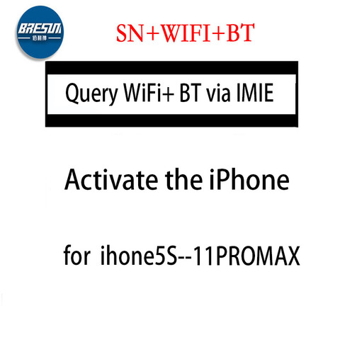 Used to query iPhone 5S 7G 7P 8 X-11Proamx serial number, WiFi Bluetooth, repair the phone is not activated ► Photo 1/3