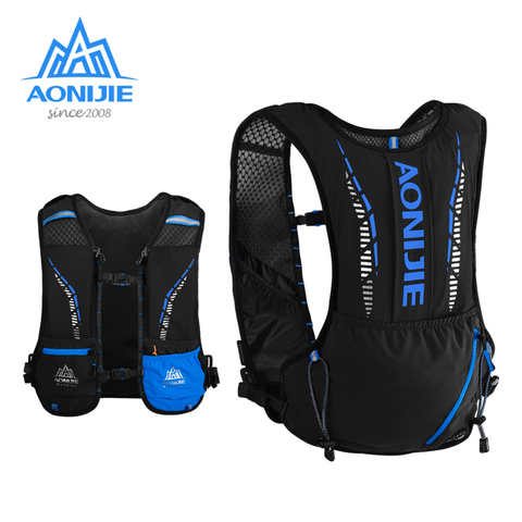 AONIJIE C9102 Black Ultra Vest 5L Hydration Backpack Pack Bag Soft Water Bladder Flask Hiking Trail Running Marathon ► Photo 1/6