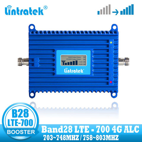 lintratek 4G LTE 700 mhz Band 28 mobile Cell phone signal amplifier repeater cellular signal booster B28 internet repeater ► Photo 1/6