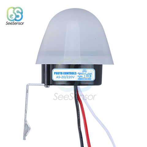 Automatic Auto On Off Photocell Street Light Switch AC/DC 12V AC 110V 220V 50-60Hz 10A Photo Control Photoswitch Sensor Switch ► Photo 1/6