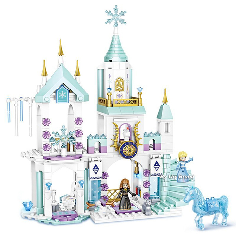 Friends Series 7008 The A And E's ICE Playground Castle House Set Movies DIY Building Block Toys For Girls Kids Creative Gifts ► Photo 1/6