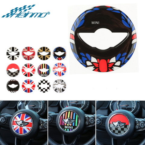 For MINI Cooper F56 F55 F57 Steering Wheel Center Cover Housing Sticker for MINI Countryman F60 for MINI Clubman F54 Decor Parts ► Photo 1/6