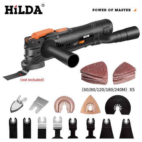 HILDA Electric Oscillating Tool Renovator ToolLithium-ion Cordless Oscillating Multi-Tools Electric Renovator Tools Electric Saw ► Photo 1/6