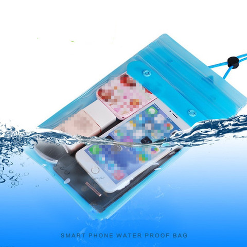 Swimming Bag Phone Wallets Keys Storage Three-layer Super-tight Seal with Double Button Fix Beach Rafting Outdoor Waterproof Dry ► Photo 1/6