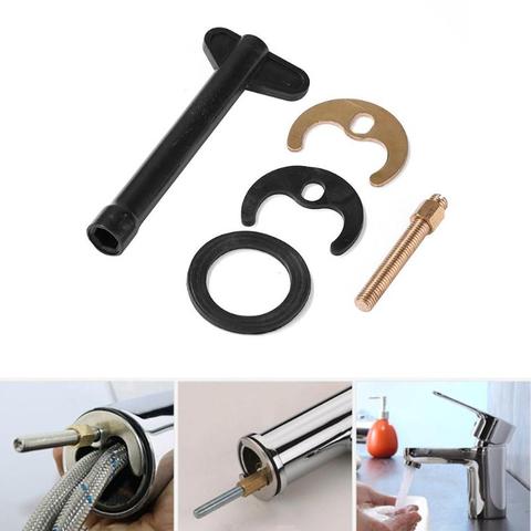 Tap Faucet Fixing Fitting Kit Bolt Washer Wrench Plate Kitchen Basin Tool Plastic Hexagonal Wrench for Repairing Faucets ► Photo 1/6