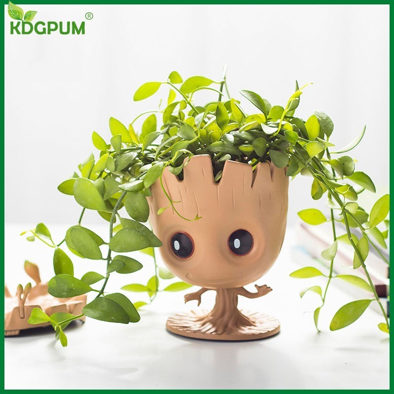 Baby Groot Flowerpot Treeman Succulent Planter Plants Flower Pot Guardians Galax 
