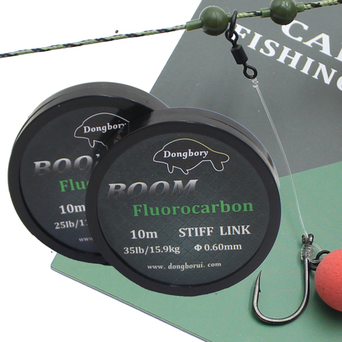 Carp Fishing Line Boom Fluorocarbon Hooklink for Carp Rig Combi Chod Rig 15IB 25IB 35IB Carp Coarse Fishing Tackle ► Photo 1/6