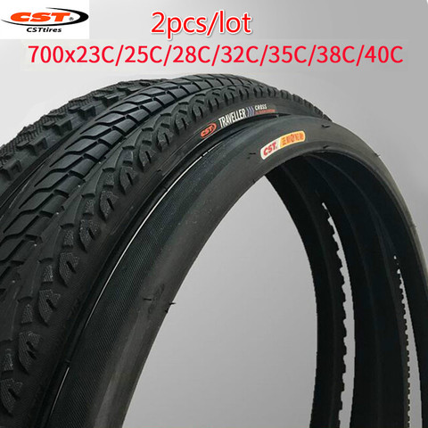 Cst 2PCS Original 700x23C/25C/28C/32C/35C/38C/40C Road Mountain Bike tire cycling 700x35C bicycle tyre bicycle tires mtb Cycling ► Photo 1/6