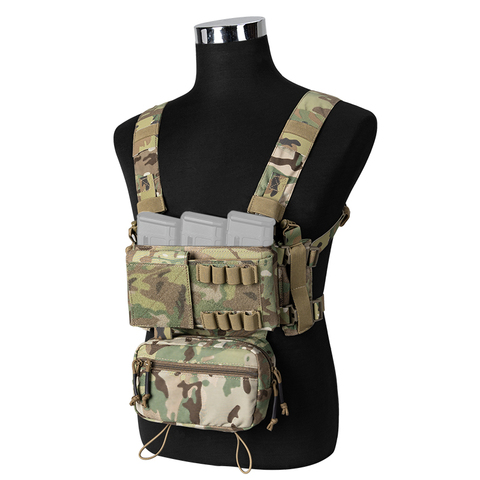 IDOGEAR MK3 Tactical Chest Rig Modular Lightweight Hunting Vest Full Set Airsoft w/ 5.56 Mag Pouch Pantiball 3317 ► Photo 1/6