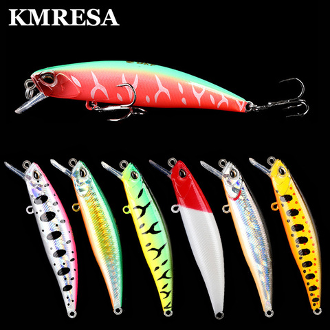 KMRESA Sinking Minnow Fixed Weight Fishing Lure 75mm 11G Wobbler Armed With Hook Shore Rock Trout Bait Tackle ► Photo 1/6