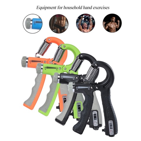 Adjustable Countable Hand Gripper R Shape Strength Exercise Gym Fitness Gripper Hand Grippers Indiarealestatereviews Sporting Goods