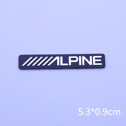 2X ///alpine car stickers Audio Speaker sticker stereo ► Photo 1/5