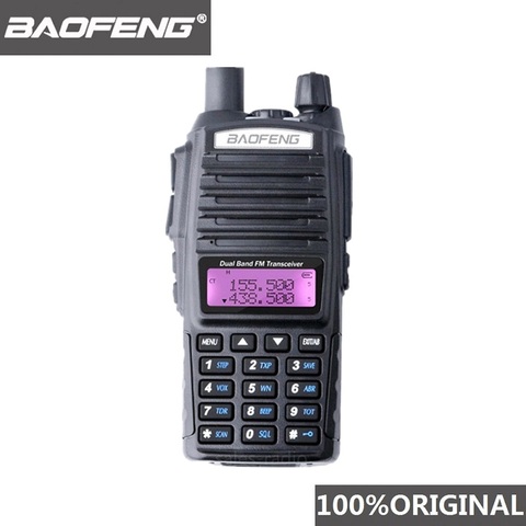 100% Baofeng UV-82 Walkie Talkie Dual Band Ham Radio Intercom UV82 Two Way Radio VHF UHF Portable Hunting Hf Transceiver UV 82 ► Photo 1/6