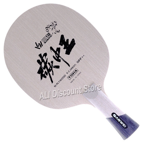 Sanwei T1091A  KING OF CARBON (10 plywood + 9 soft carbon) Table Tennis Blade for PingPong Racket ► Photo 1/6