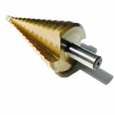 1PC of HSS4241made 4-39/4-40/4-42/4-45/4-52/6-60mm HSS step drill bit core drill bit cone hole cutter ► Photo 1/6