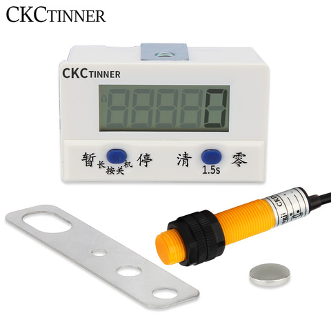 Electronic digital display counter proximity Industrial magnetic sensor switch punch counter  automatic induction counter meter ► Photo 1/6