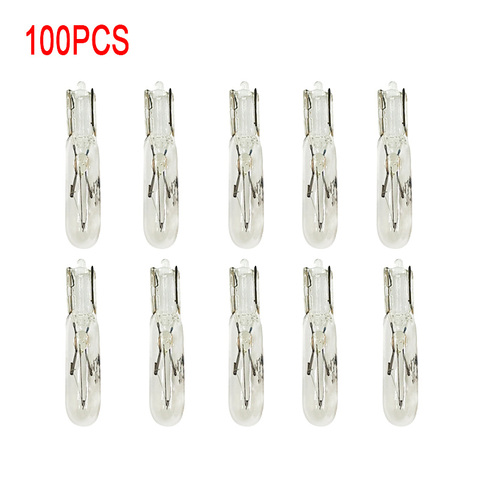 White 100pcs W2W T5 12v 1.2w Car Halogen Lamp Instrument Lights Dashboard Bulb Auto Interior Light Car Styling ► Photo 1/4