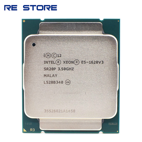 used Intel Xeon E5 1620 V3 SR20P 3.50GHz 4-Cores 10M LGA2011-3 processor CPU ► Photo 1/2