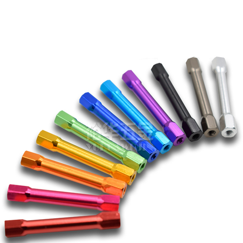10pcs Colourful Aluminum Spacers Hex step pillar Standoffs spacing Screws Column M3*10/15/20/25/30/35/40/45/50mm OD=6mm ► Photo 1/3