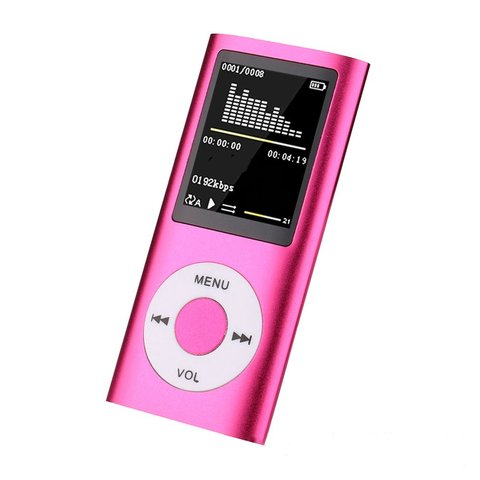 Buy Online Mp4 1 8 Hd Video Card Mp4 Mp3 Walkman Player Support Multi Language Recording E Book Portable Walkman Alitools