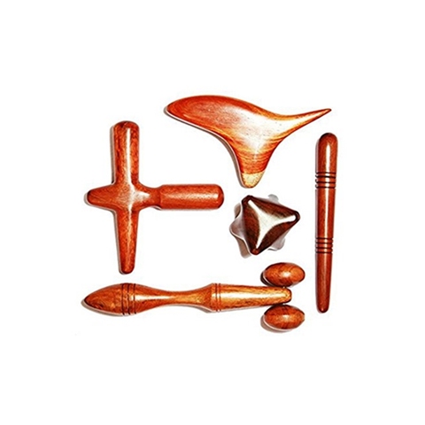 Reflexology Traditional Thai Wooden Massage Stick Acupuncture Point Tools Hand Face Body  Anti Cellulite Therapy Massage ► Photo 1/6