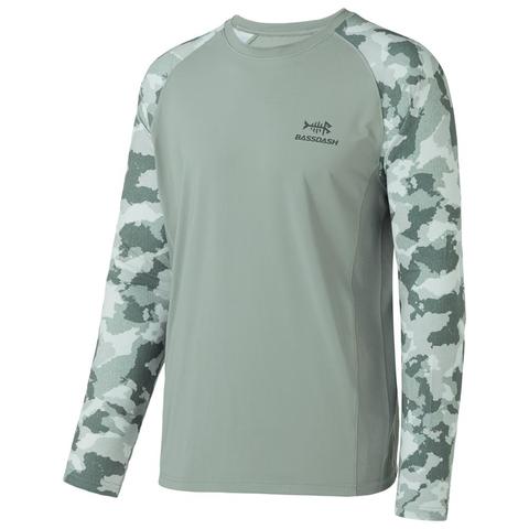 Bassdash UPF 50 Fishing Tee for Men Camo Long Sleeve Shirt Quick Dry Sweatshirts ► Photo 1/6