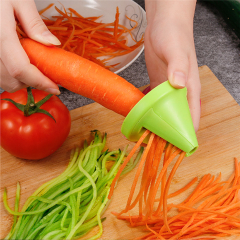 Kitchen Tools Vegetable Fruit  Multi-function Spiral Shredder Peeler Manual Potato Carrot Radish Rotating Shredder Grater ► Photo 1/6