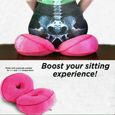 Posture Correcting Cushion Lifts The Hip Push Up Plush Cushion Dual Comfort Seat Cushion Orthopedic Sponge Sitting Mat ► Photo 1/6