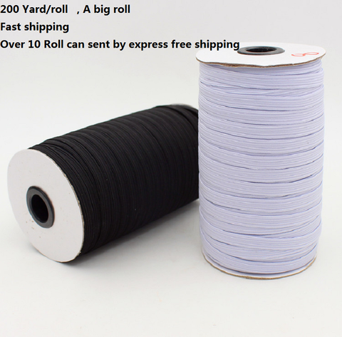 1 roll Elastic Stretchy Bands Flat Cord for Waist Sewing Clothing Trousers Lingerie ► Photo 1/5