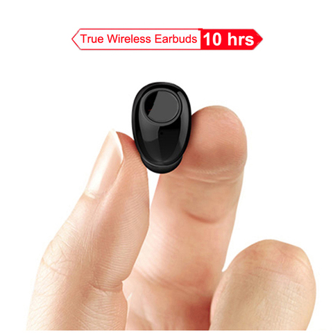 NVAHVA Mini Bluetooth Earphone 10 Hrs Working, Bluetooth Headset Wireless Earbud Earphone Hands-free For Phones Car TV PCSport ► Photo 1/6