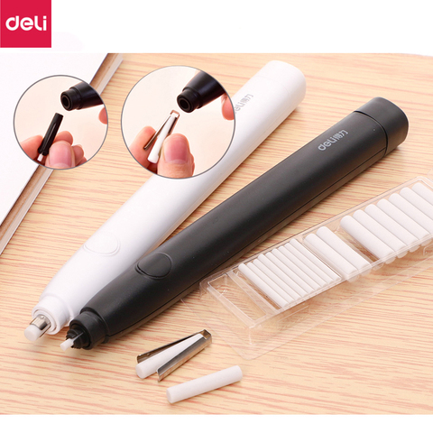 Deli Electric Eraser For School Office for Sketch Writing Drawing Battery Powered Electric Eraser Students Stationery Gift ► Photo 1/6