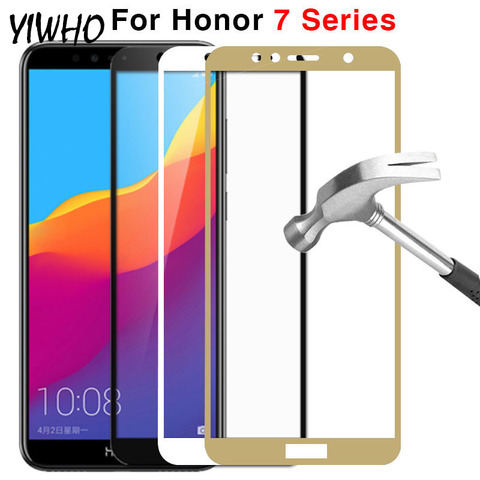Protective Glass For Huawei Honor 7c Pro 7a 7x Tempered Glas On The Honer 7S 7 X A C S X7 S7 A7 C7 7apro 7cpro Screen Protector ► Photo 1/6