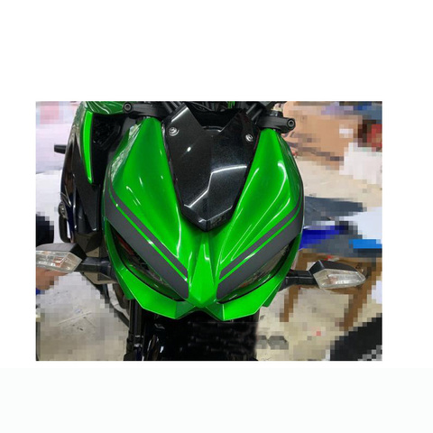 FOR KAWASAKI Z1000 Motorcycle Accessories Front  Headlight Sticker Decorative decals ► Photo 1/2