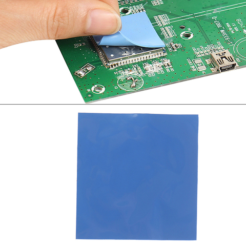 1pc 100mm*100mm*0.5mm GPU CPU Heatsink Cooling Conductive Silicone Pad Thermal Pad ► Photo 1/6