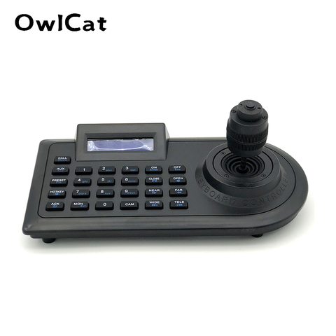 4D Keyboard Controller for CCTV PTZ AHD Camera DVR Matrix Switching System RS485 Communication Joystick 4KD ► Photo 1/6