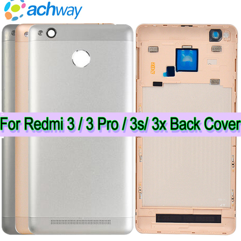 Xiaomi Redmi 3S Battery Cover Rear Door Back Housing Case Middle Chassis Replacement For Xiaomi Redmi 3 Pro Battery Cover ► Photo 1/6