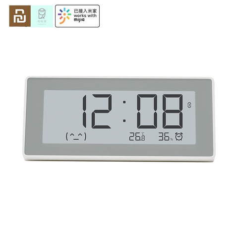 Youpin MMC BT4.0 Smart Bluetooth Thermometer Hygrometer Alarm Clock Works with MI Home App Home Gadget Tools ► Photo 1/6