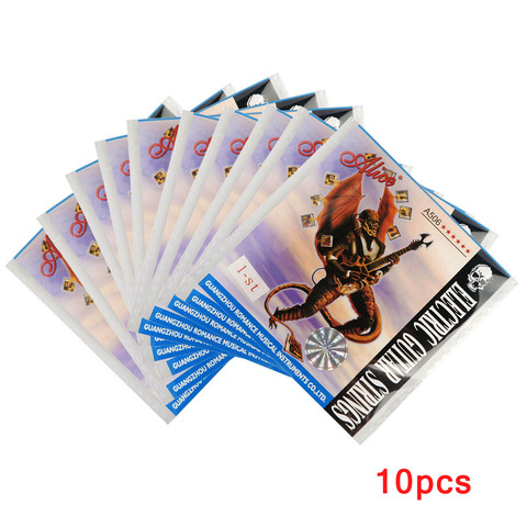 10pcs Alice Electric Guitar Strings A506-L E-lst / B-2nd Light Single String Plate Steel Core String Electric Guitar Accessories ► Photo 1/6
