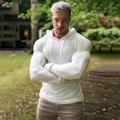 New Fashion Winter Hooded Sweater Men Warm Turtleneck Mens Sweaters Slim Fit Pullover Men Classic Sweter Men Knitwear Pull Homme ► Photo 1/6