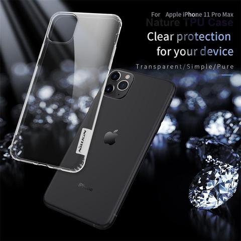 Nillkin Cover For iPhone 11 Pro Max Case Nature Transparent Clear Soft Silicon TPU Back Cover for iPhone 11 Pro For iPhone 11 ► Photo 1/6