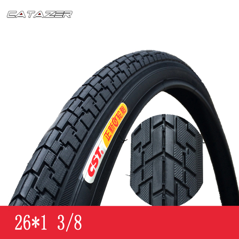 Bicycle Tires 26 X1 3/8 Tires 26 Inch Tires Ladies Folding BMX Bike Inner Tubes Camera Tire 27-590 Thicken Tire ► Photo 1/6